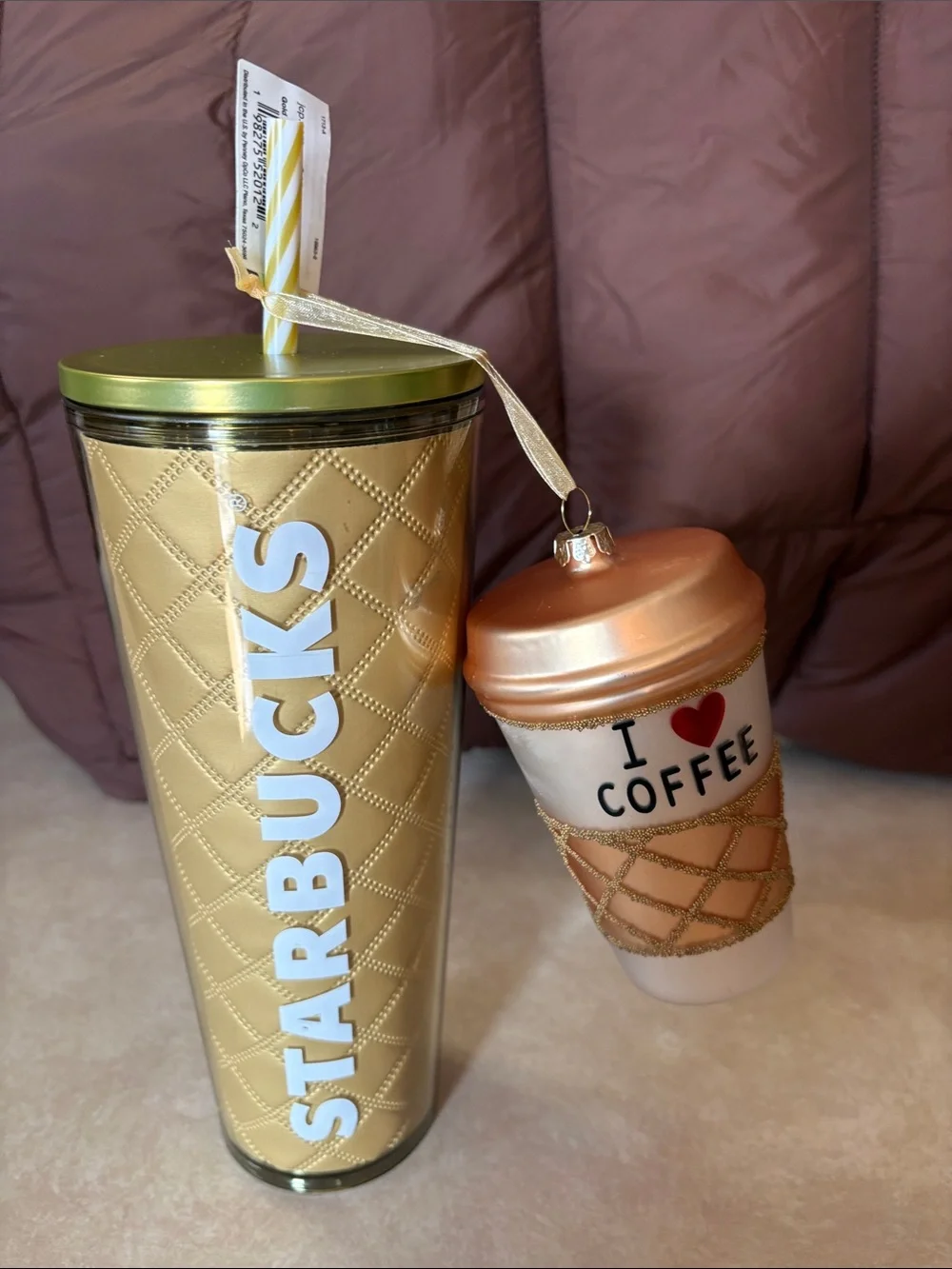 NWT 2 Lot Bundle ☕️ Starbucks Holiday 2024 Venti Tumbler & Xmas Ornament